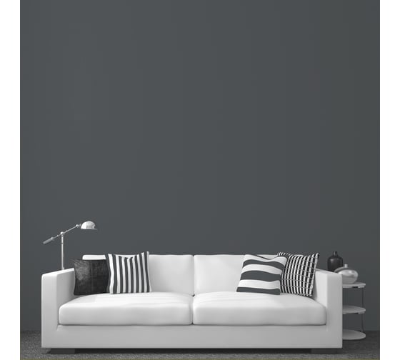 Краска для стен HUSKY INTERIO 7, Графитовый, 9 л 32752
