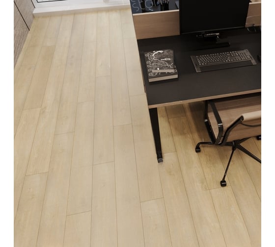 Каменно-полимерная плитка (SPC) Natisston ESSENTIAL 5002-06 Strand, 1220x183x4 мм, площадью 2.23 кв. м Strand 5002-06