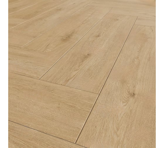 Каменно-полимерная плитка (SPC) Natisston RUBIS ёлка, 600x125x3.5 мм, площадью 2.25 кв. м Stetinden 5003-05