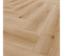 Каменно-полимерная плитка (SPC) Natisston UNIQUE ёлка, 600x125x4 мм, площадью 1.95 кв. м Sollys 5004-07
