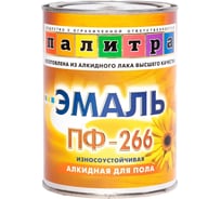 Эмаль Палитра оранжево-кор. ПФ-266 0.9 кг 4610001255260