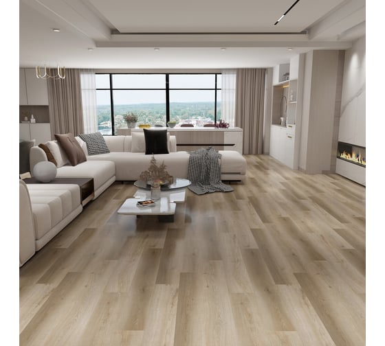 Кварц виниловый ламинат FloorBee Project Дуб Зотман, 1220х182х4 мм, 2.66 кв. м Т0029768 1