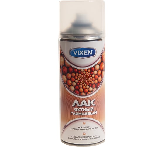 Яхтный лак Vixen (глянцевый; аэрозоль; 520 мл) VX-24002