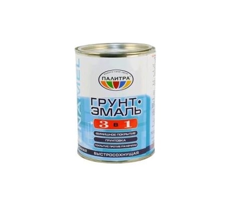 Грунт-эмаль Палитра белая 0,4 кг 4670025631426