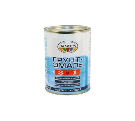 Грунт-эмаль Палитра красная 0,4 кг 4670025630788