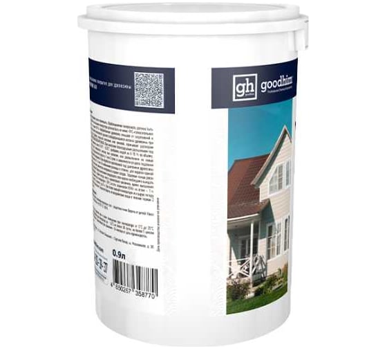 Защитно-декоративное покрытие для древесины GOODHIM TEXTURE 651 RAL Design 050 30 30, 0.9 л 10428