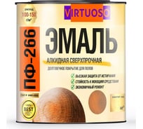 Эмаль VIRTUOSO ПФ-266 золотисто-коричневая 2,4 кг 11588495