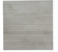 Панели декоративные стеновые из МДФ в ПВХ пленке Paneliavrora Parallels цвет светло-серый 4640174740867