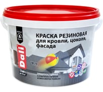Краска резиновая DALI ЗЕЛЕНЫЙ МОХ RAL 6005 3 КГ 273857