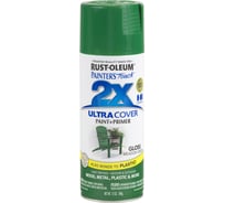 Универсальная акрило-алкидная эмаль RUST-OLEUM зеленый луг, глянцевый, спрей 0,34кг 249100