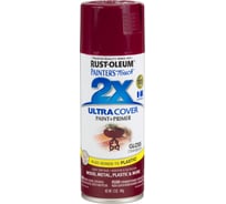 Универсальная акрило-алкидная эмаль RUST-OLEUM клюква, глянцевый, спрей 0,34кг 249863