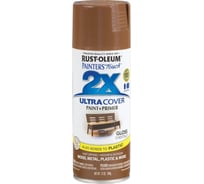Универсальная акрило-алкидная эмаль RUST-OLEUM каштановый, глянцевый, спрей 0,34кг 249847
