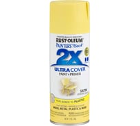 Универсальная акрило-алкидная эмаль RUST-OLEUM лимонник, полуматовый, спрей 0,34кг 263148