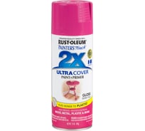 Универсальная акрило-алкидная эмаль RUST-OLEUM розовая ягода, глянцевый, спрей 0,34кг 249123