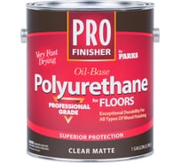 Лак для пола RUST-OLEUM п/уретан на масляной основе ультра-матовый, банка 3,78л 204662