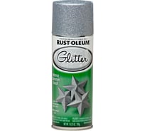 Покрытие-глиттер RUST-OLEUM сверкающее серебро, спрей 0,29кг 267734