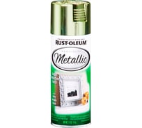 Краска с эффектом яркого металлика RUST-OLEUM латунь, спрей 0,312кг 1936830