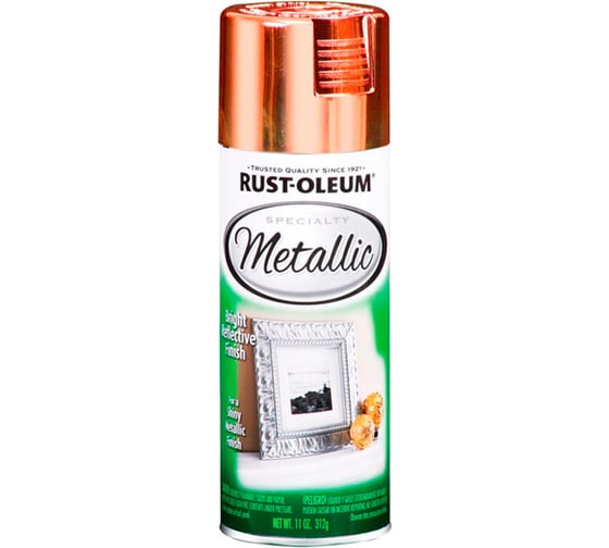 Краска с эффектом яркого металлика RUST-OLEUM медь, спрей 0,312кг 1937830