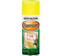 Флуоресцентная краска RUST-OLEUM жёлтый, спрей 0,312кг 1942830