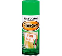 Флуоресцентная краска RUST-OLEUM зелёный, спрей 0,312кг 1932830
