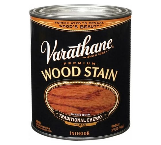 Тонирующее прозрачное масло RUST-OLEUM традиционная вишня, банка 0,946л 211722 1