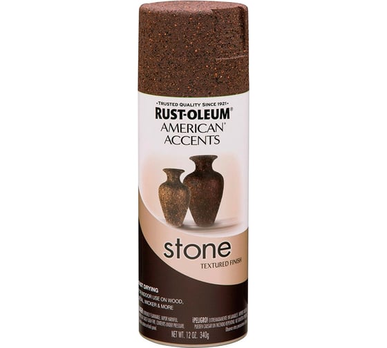 Краска с эффектом природного камня RUST-OLEUM коричневый минерал, спрей 0,34кг 238324