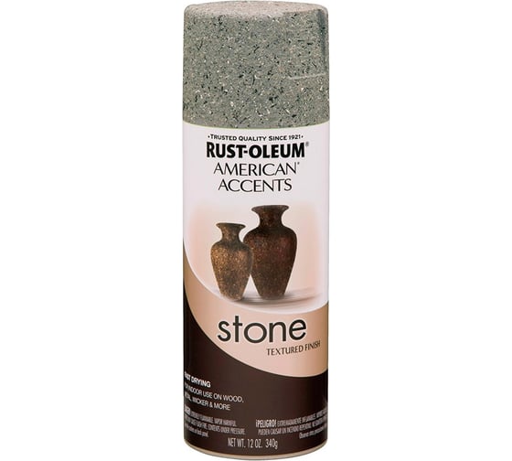 Краска с эффектом природного камня RUST-OLEUM серый камень, спрей 0,34кг 7992830