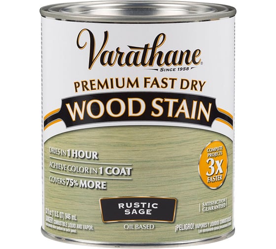 Быстросохнущее тонирующее масло RUST-OLEUM шалфей, 0.946 л 297426 1