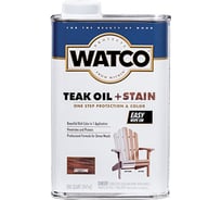 Защитное тиковое масло RUST-OLEUM цветное, серый камень, 0.946 л 348759