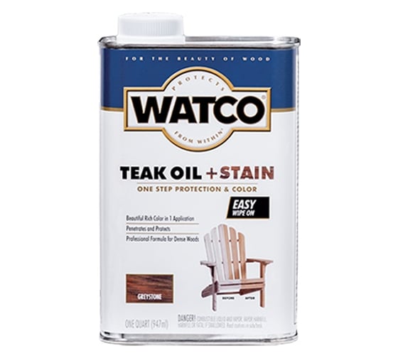 Защитное тиковое масло RUST-OLEUM цветное, серый камень, 0.946 л 348759 1