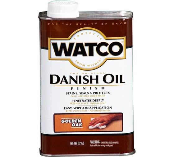 Тонирующее защитное масло RUST-OLEUM "Датское" золотой дуб, 0.472 л 65151 1