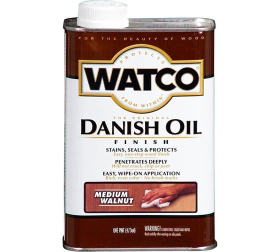 Тонирующее защитное масло RUST-OLEUM "Датское" классический орех, 0.472 л 65951