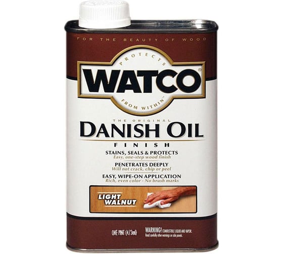 Тонирующее защитное масло RUST-OLEUM "Датское" светлый орех, 0.472 л 65551