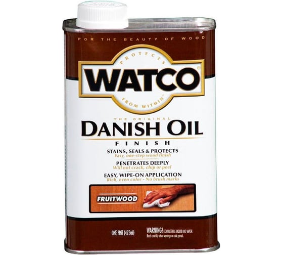 Тонирующее защитное масло RUST-OLEUM "Датское" фруктовое дерево, 0.472 л 65451 1