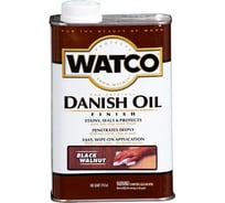 Тонирующее защитное масло RUST-OLEUM "Датское" черный орех, 0.946 л 65341