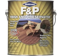 Защитное масло с воском для наружных работ RUST-OLEUM натуральное дерево, 3.78 л 14396