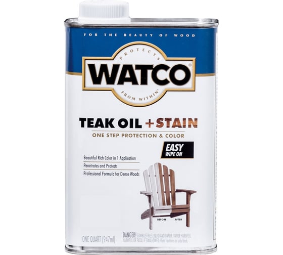 Защитное тиковое масло RUST-OLEUM цветное, камень плитняк, 0.946 л 348758 1