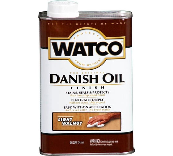 Тонирующее защитное масло RUST-OLEUM "Датское" светлый орех, 0.946 л 65541 1