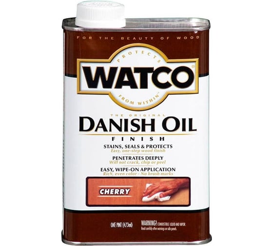 Тонирующее защитное масло RUST-OLEUM "Датское" вишня, 0.472 л 65251