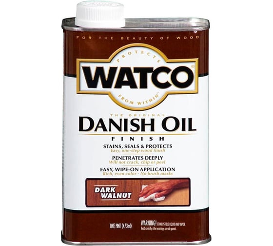 Тонирующее защитное масло RUST-OLEUM "Датское" темный орех, 0.472 л 65851