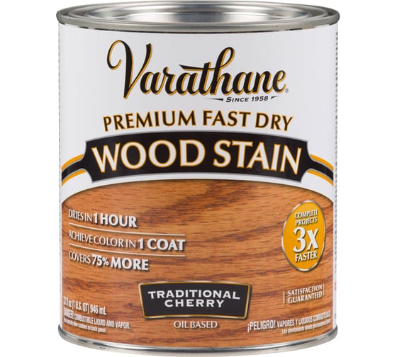 Быстросохнущее тонирующее масло RUST-OLEUM традиционная вишня, 0.946 л 262008 1