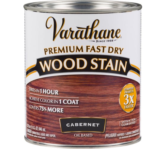Быстросохнущее тонирующее масло RUST-OLEUM каберне, 0.946 л 262016