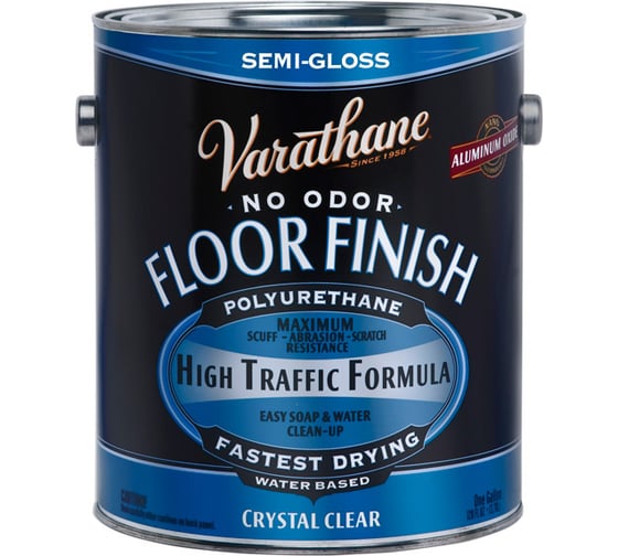 Полиуретановый лак для пола на акриловой основе RUST-OLEUM полуглянцевый, 3.78 л 230131