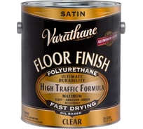Полиуретановый лак для пола на масляной основе RUST-OLEUM полуматовый, 3.78 л 130231