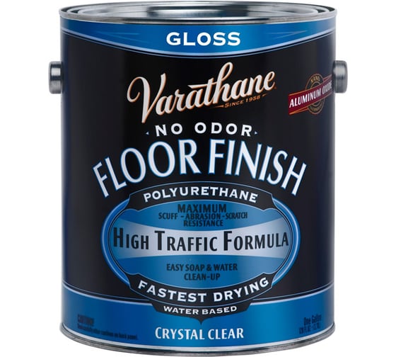 Полиуретановый лак для пола на акриловой основе RUST-OLEUM глянцевый, 3.78 л 230031