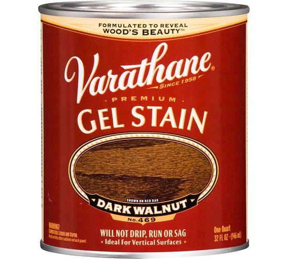 Тонирующий гель для внутренних и наружных работ RUST-OLEUM тёмный орех, 0.946 л 358301