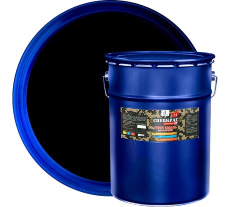 Грунт-эмаль по ржавчине Резолюкс СПЕЦКРАС п/гл. 25кг черный УТ000009345