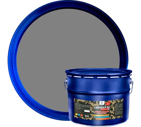 Грунт-эмаль по ржавчине Резолюкс СПЕЦКРАС п/гл. 10 кг, серый УТ000009495