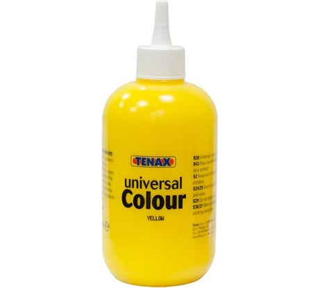 Универсальный краситель для клея Tenax Universal желтый, пастообразный, 0.3 л 039211212
