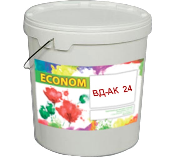 Интерьерная краска Мицар ВД АК 24, 15кг белый 1391